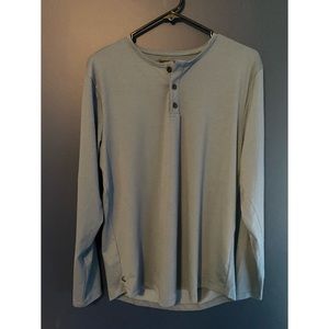 Cuts long sleeve shirt, medium, sage